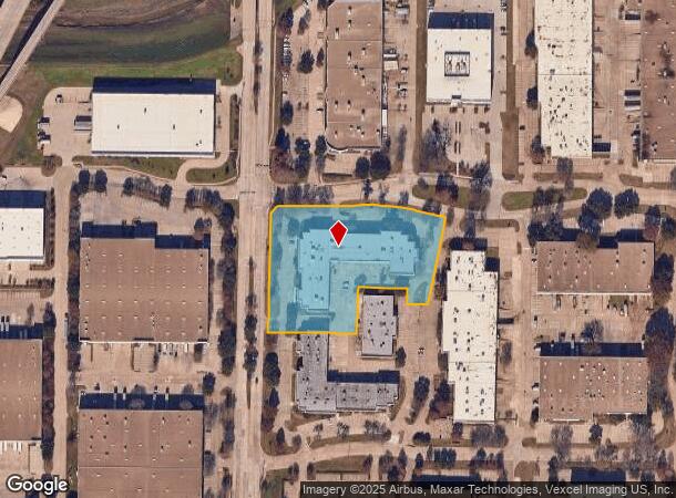 1501 Luna Rd, Carrollton, TX Parcel Map