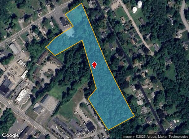  124 Halls Hill Rd, Colchester, CT Parcel Map