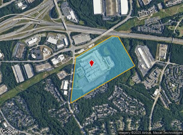  1605 Boggs Rd, Duluth, GA Parcel Map