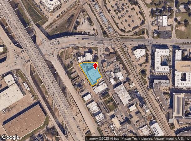  1014 S Broadway St, Carrollton, TX Parcel Map