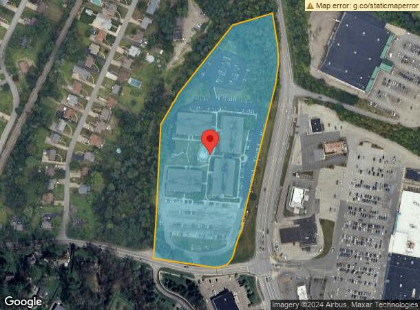  4910 Library Rd, Bethel Park, PA Parcel Map