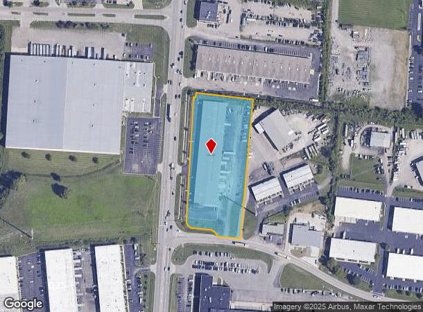  9850 Princeton Glendale Rd, West Chester, OH Parcel Map