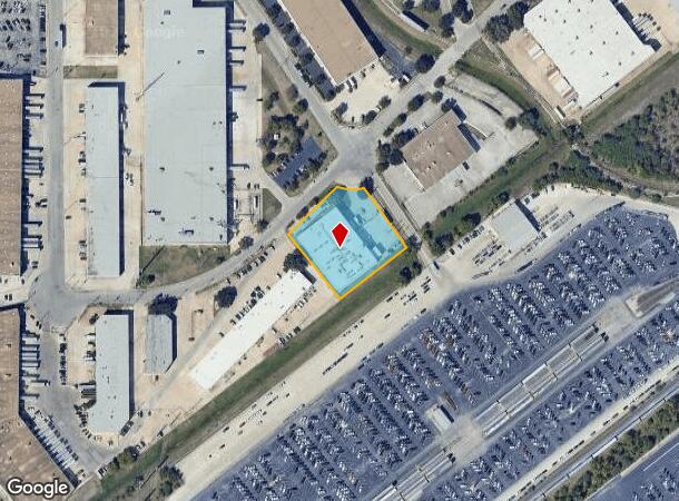  5330 Service Center Dr, San Antonio, TX Parcel Map