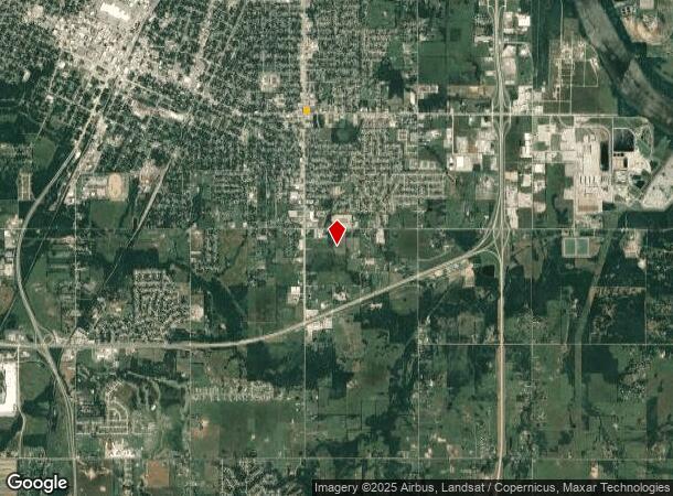  N York St At Chandler Rd, Muskogee, OK Parcel Map