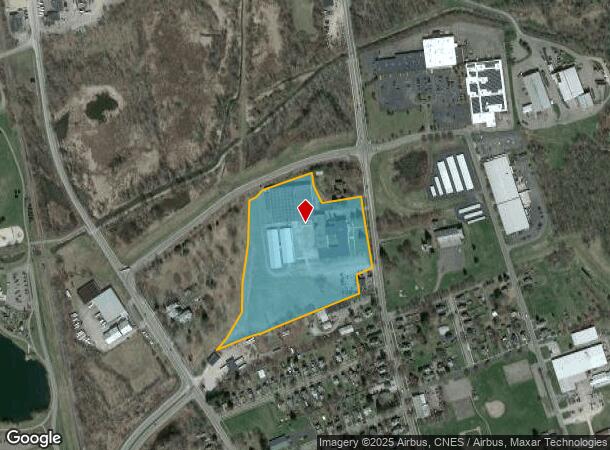  1575 Lake St, Elmira, NY Parcel Map