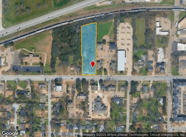 1311 W Abram St, Arlington, TX Parcel Map