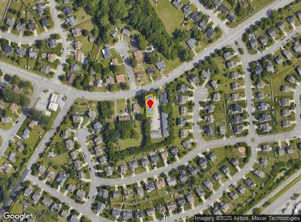  1351 W Queen St, Hampton, VA Parcel Map