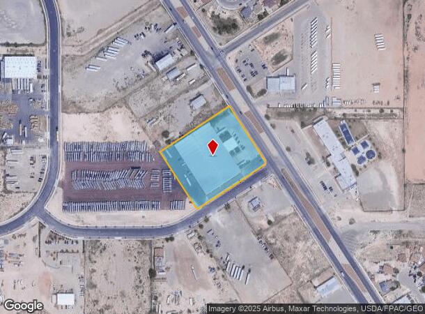  491 S Darrington Rd, El Paso, TX Parcel Map