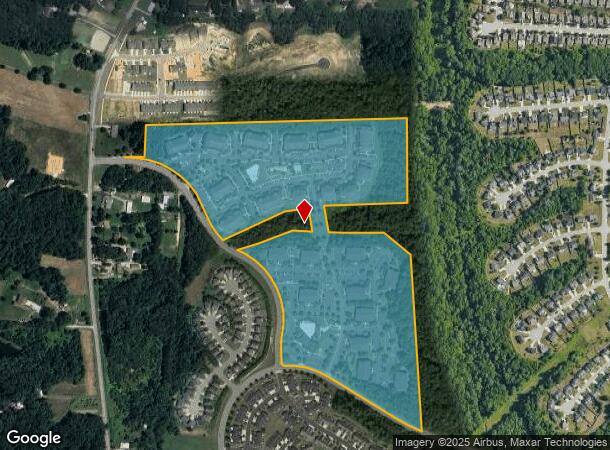  1225 Glenstone Trl, High Point, NC Parcel Map