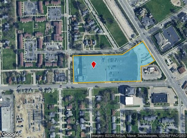 1707 Cherry St, Toledo, OH Parcel Map