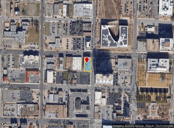  615 N Hudson Ave, Oklahoma City, OK Parcel Map