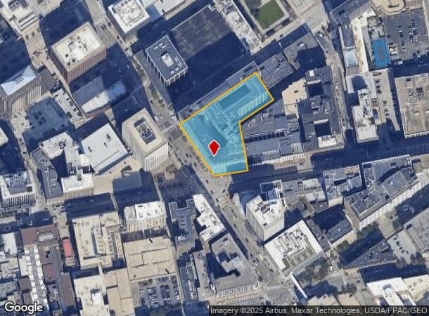909 Euclid Ave, Cleveland, OH Parcel Map