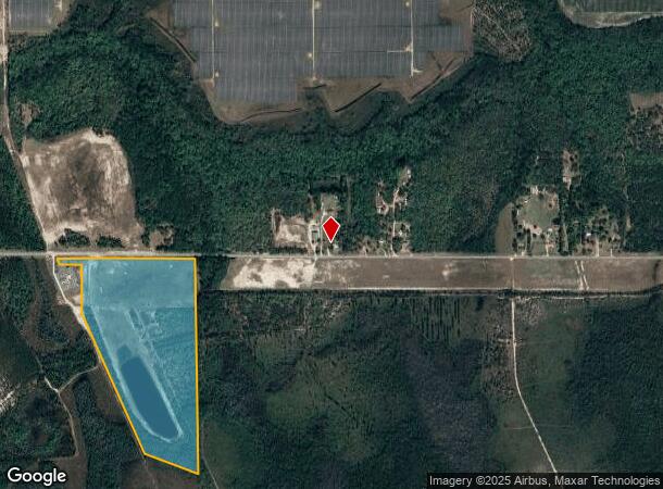  1223 Warner Rd, Green Cove Springs, FL Parcel Map