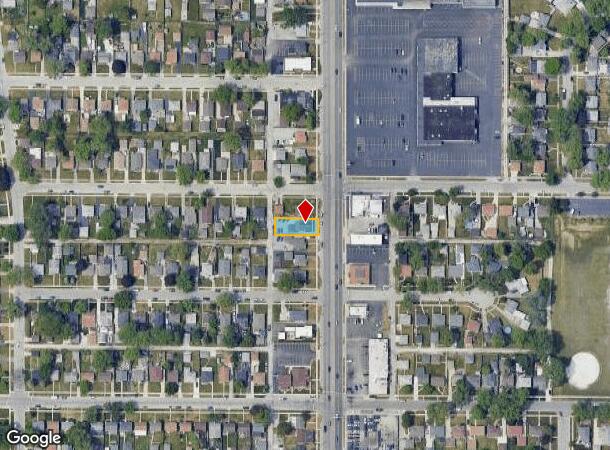  8208 Kennedy Ave, Highland, IN Parcel Map