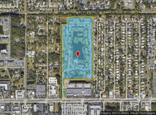  200 Lago Cir, Melbourne, FL Parcel Map