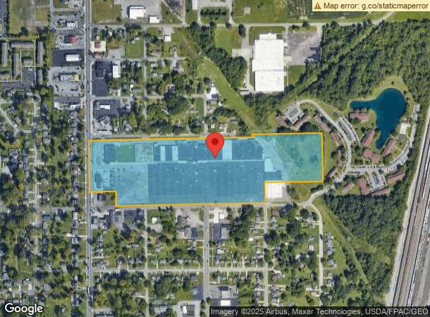  100 E Northern Ave, Lima, OH Parcel Map