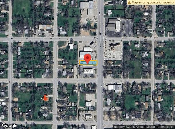  1207 N Main St, Weatherford, TX Parcel Map