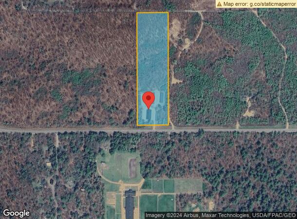  9226 Cth D, Hazelhurst, WI Parcel Map