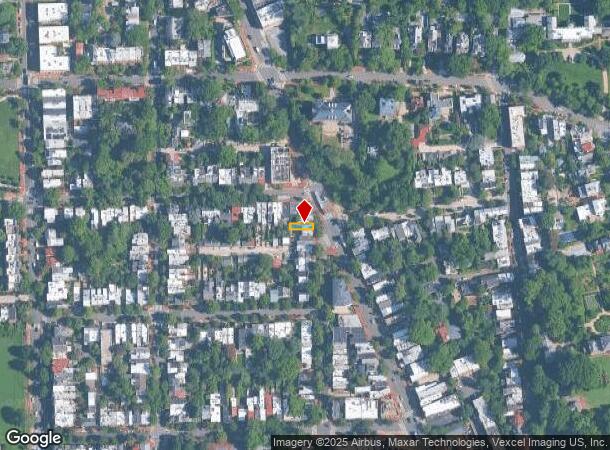 1666 33Rd St Nw, Washington, DC Parcel Map