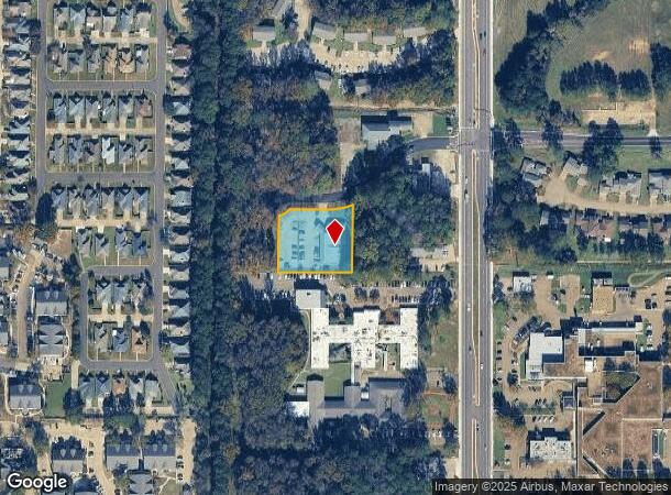 1405 Crossgates Dr W, Brandon, MS Parcel Map