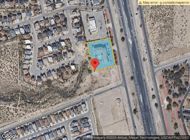  6185 S Desert Blvd, El Paso, TX Parcel Map