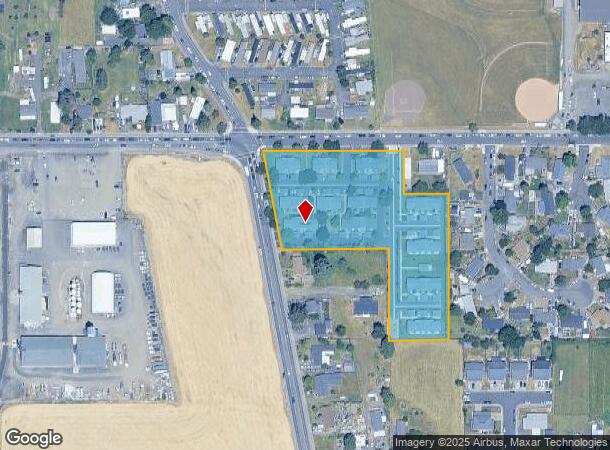 734 Lasalle St, Harrisburg, OR Parcel Map
