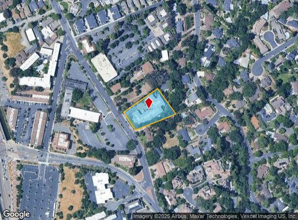 1866 San Miguel Dr, Walnut Creek, CA Parcel Map