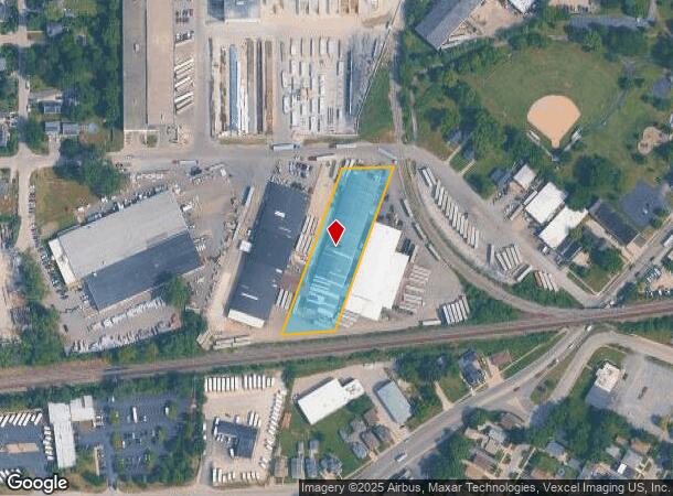  900 Rathbone Ave, Aurora, IL Parcel Map