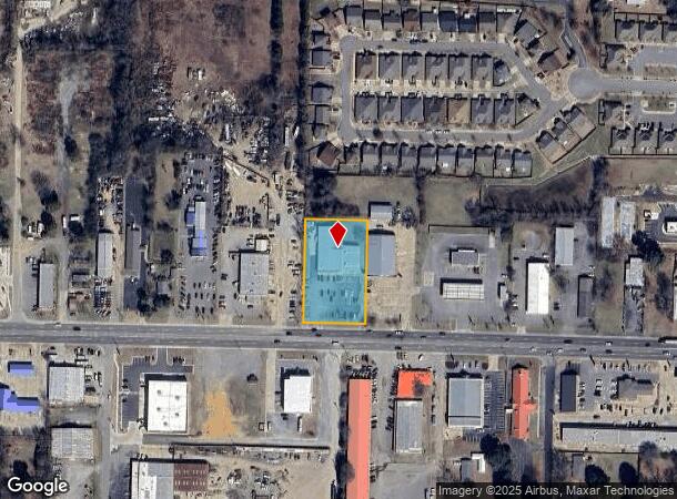 1600 E Oak St, Conway, AR Parcel Map