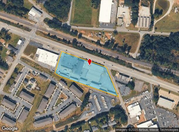 1320 E Main St, Easley, SC Parcel Map