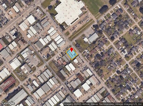  1202 Washington St, South Houston, TX Parcel Map
