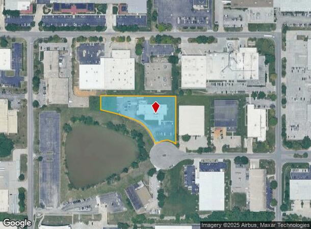  15550 W 109Th St, Lenexa, KS Parcel Map