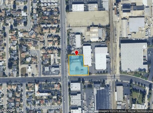  1231 Philadelphia St, Pomona, CA Parcel Map
