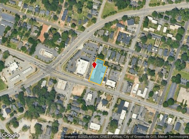 910 Pendleton St, Greenville, SC Parcel Map
