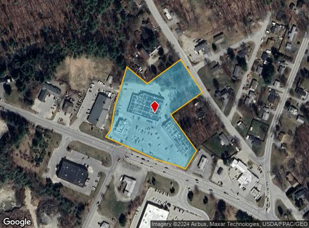  580 Lisbon St, Lisbon Falls, ME Parcel Map