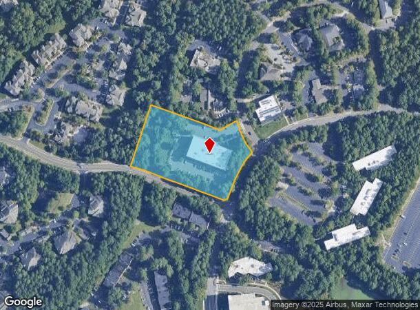  501 Eastowne Dr, Chapel Hill, NC Parcel Map