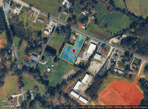 1747 Locust Hill Rd, Greer, SC Parcel Map