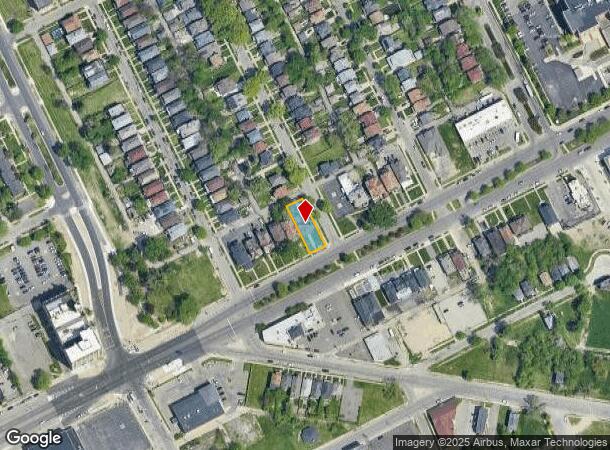  2641 W Grand Blvd, Detroit, MI Parcel Map