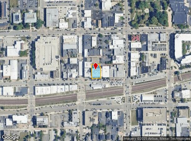 121 W Front St, Wheaton, IL Parcel Map