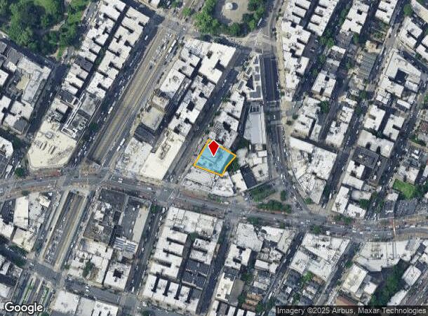 2510 Valentine Ave, Bronx, NY Parcel Map