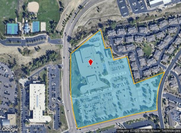 1110 Chapel Hills Dr, Colorado Springs, CO Parcel Map