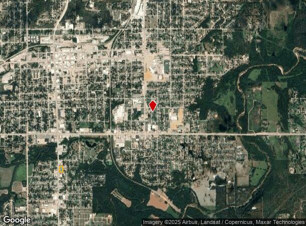 613 S Hiawatha St, Sapulpa, OK Parcel Map