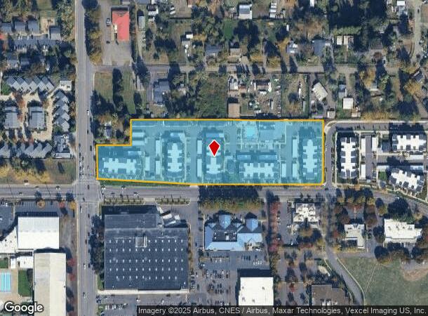 2870 Tennyson Ave, Eugene, OR Parcel Map