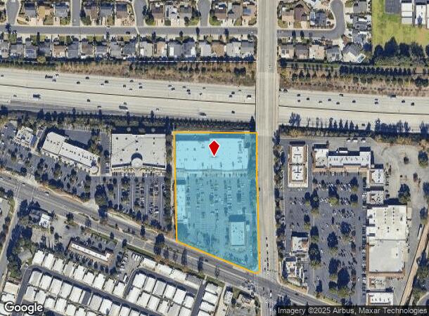  1375 Foothill Blvd, La Verne, CA Parcel Map