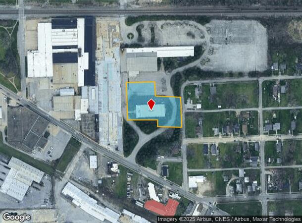  1607 Wabash Ave, Fort Wayne, IN Parcel Map