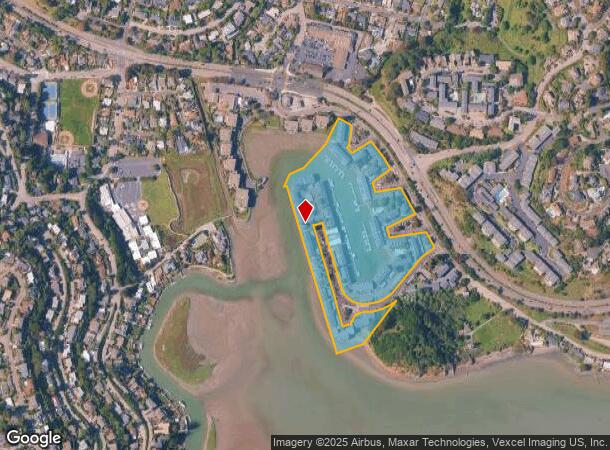 60 Barbaree Way, Belvedere Tiburon, CA Parcel Map