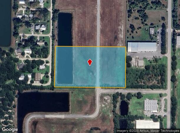 100Th Ave, Vero Beach, FL Parcel Map