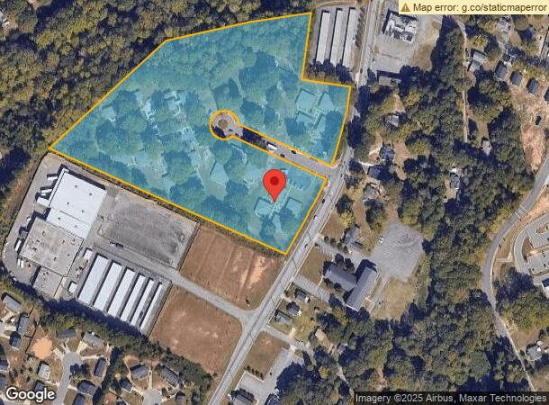  1500 Conrad Ave, Gastonia, NC Parcel Map