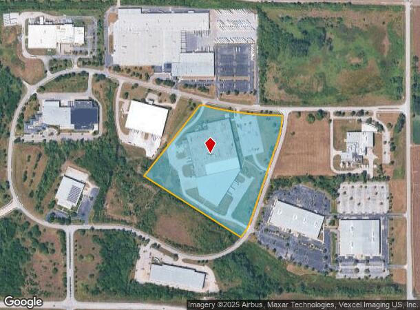  3840 Greenway Cir, Lawrence, KS Parcel Map