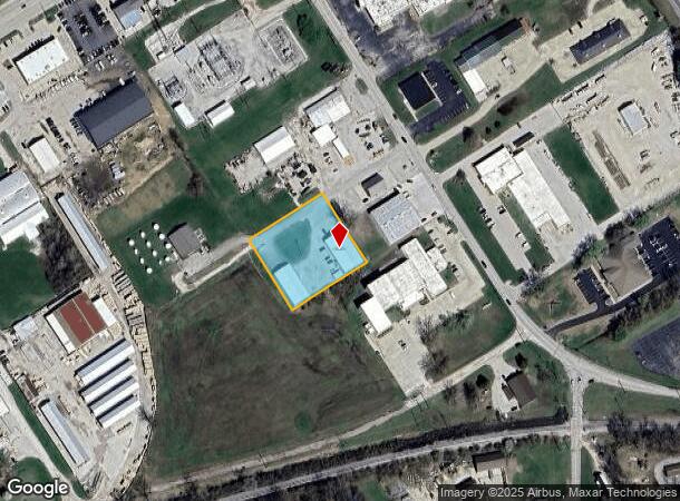  2807 Adams Meyer Ln, Vincennes, IN Parcel Map